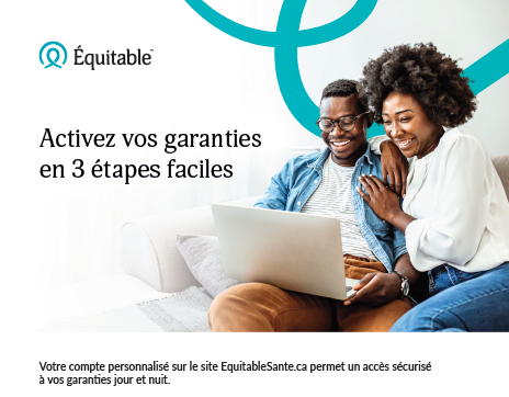 Votre compte personnalisé sur le site EquitableSante.ca